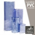 Lanière PVC souple transparente à la découpe au mètre