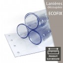 Lanière découpée en PVC souple pour système "Ecofix"