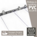 Rideau fixe à lanières PVC "Ecofix" pour engins