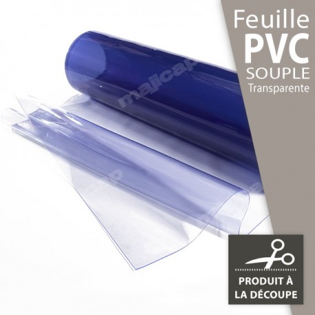 Feuille en PVC souple transparent à la découpe