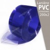 Présentation : rouleau de lanières PVC souple transparent 200x2